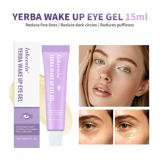 Wake up Eye Gel Mate Hyaluronic Acid and Caffeine to Hydrate Minimize Puffiness and Swelling Skincare for Eye 15Ml